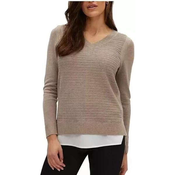 Theory Regal Wool Mirzi S リブニット　ブラック Theory Women's Regal Wool Mirzi Sweater, Dark Beige/Mink at